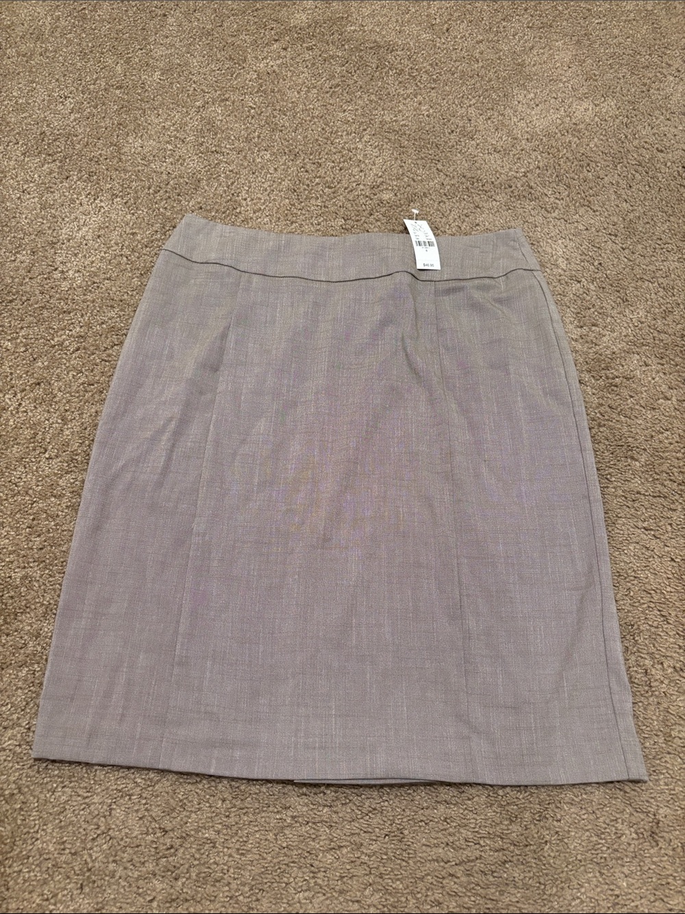 New York & Company Light Taupe Pencil Skirt